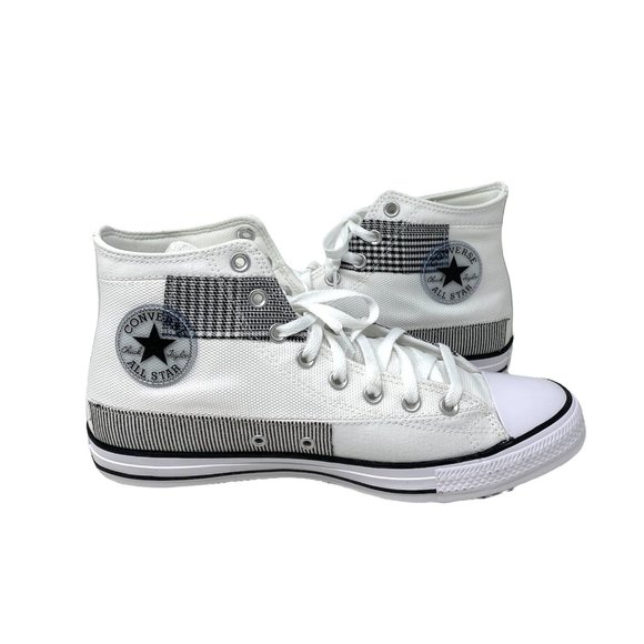 💖MEGA SALE💖Converse Ctas HI White Blue High Top Men's Sneakers Canvas 168746C - Picture 2 of 9